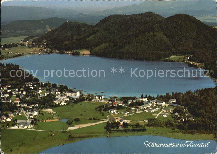 Klopeinersee Jauntal Fliegeraufnahme