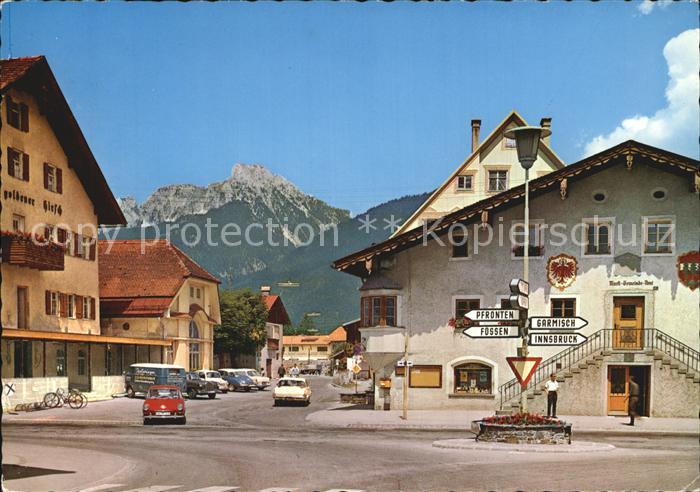Reutte Tirol Marktplatz Saeuling