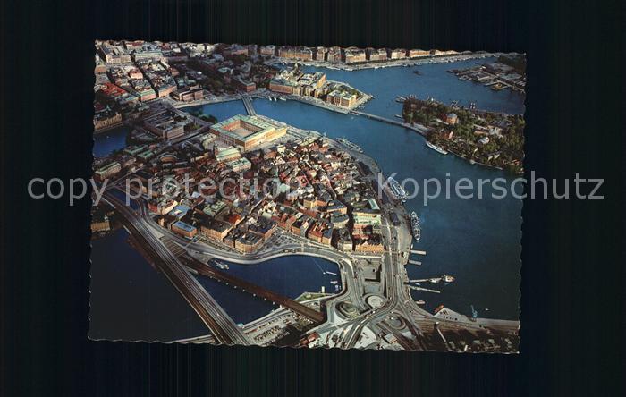 Stockholm Gamla Sta'n Fliegeraufnahme