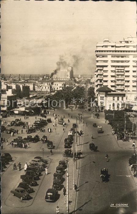 Casablanca Place de France et Boulevard du 4e Zouaves