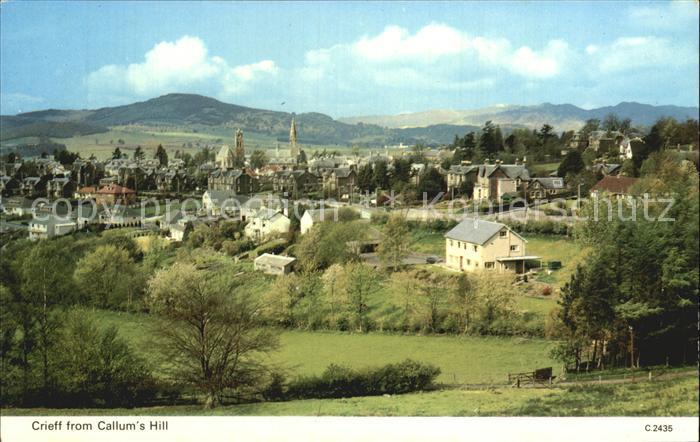 Crieff Perth Kinross from Callum's Hill