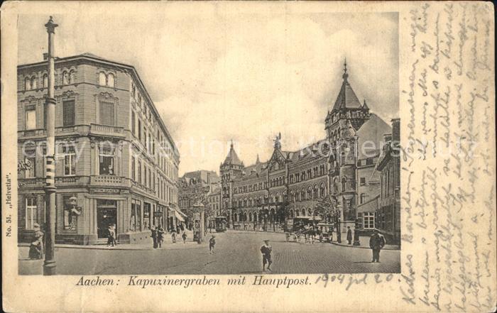 Aachen Kapuzienergraben Hauptpost