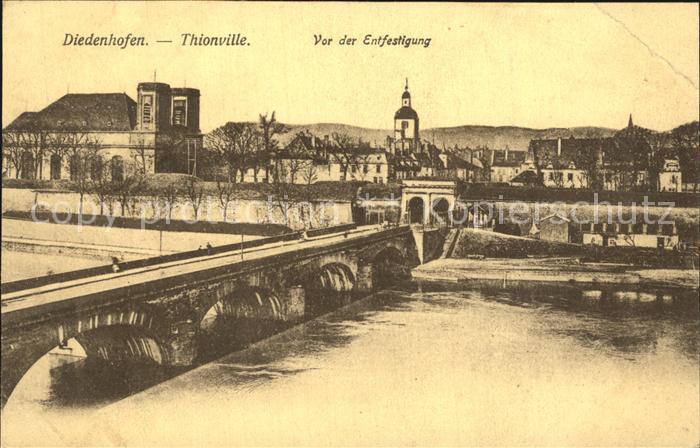 Diedenhofen Brücke Kirche