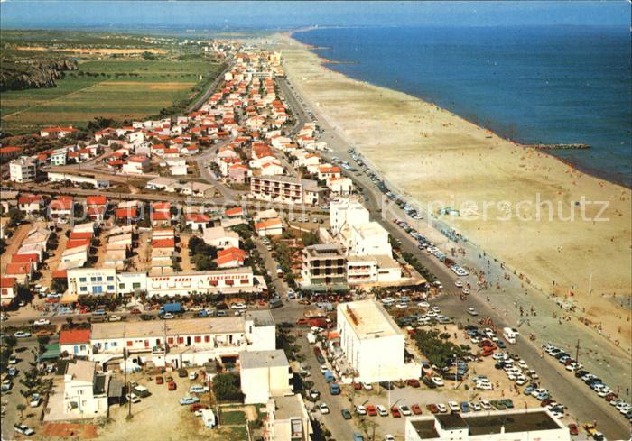 Narbonne Plage Fliegeraufnahme Station balneaire