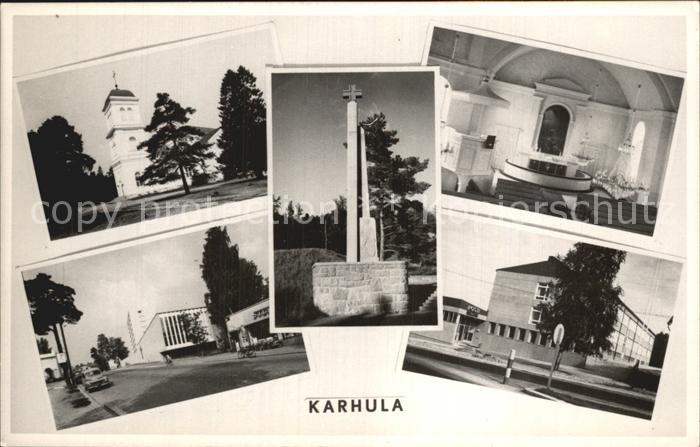 Karhula Kirche Kreuz Gebaeude
