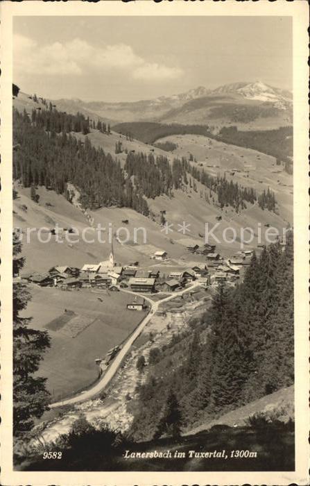 Lanersbach Panorama Tuxertal