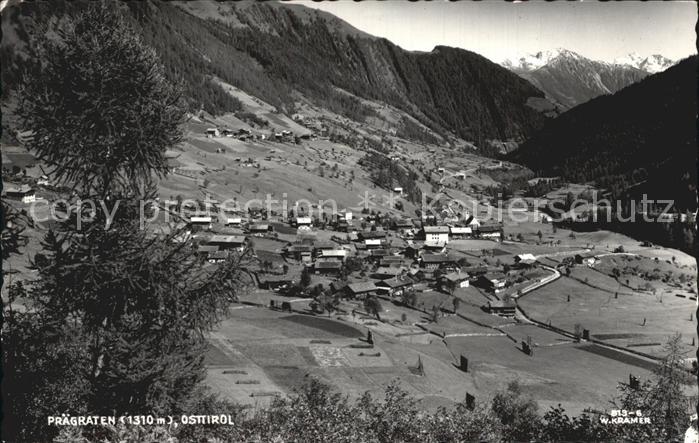 Praegraten Grossvenediger Gesamtansicht mit Alpenpanorama