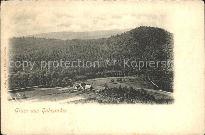 Haberacker Bas Rhin Panorama Vogesen