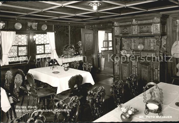 Dornbirn Vorarlberg Rotes Haus Wein und Grillstuben