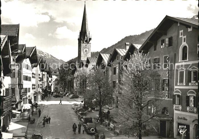 Kitzbuehel Tirol Innenstadt Luftkurort Kirche Casino