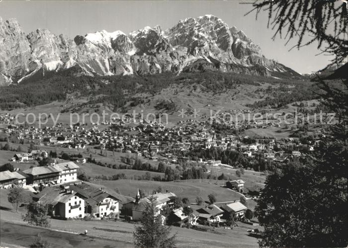 Cortina d Ampezzo Panorama Monte Cristallo