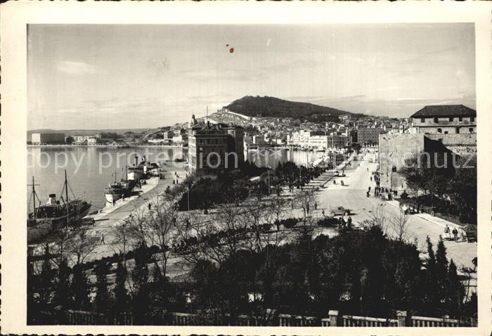 Split Spalato Panorama Hafen