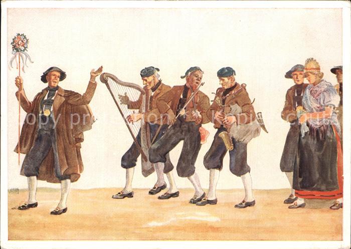 Eger Cheb Tschechien Egerlaender Hochzeitszug Sudetendeutsches Hilfswerk Offizie