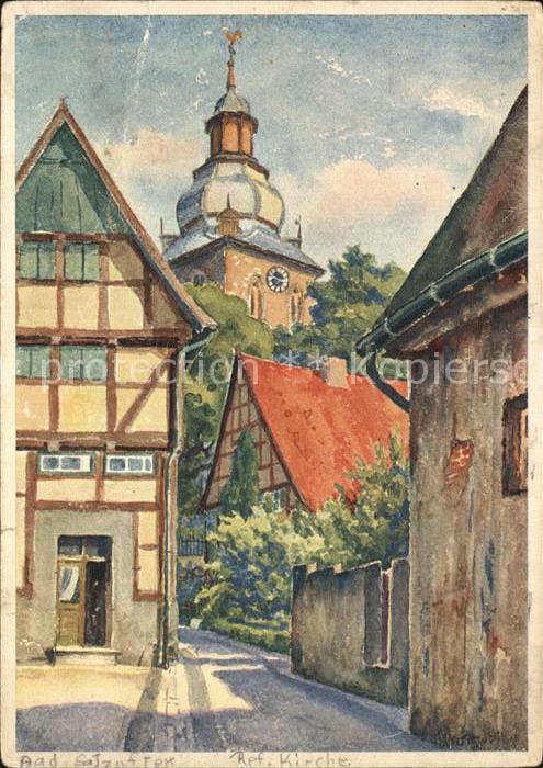Bad Salzuflen Ref Kirche Kuenstlerkarte