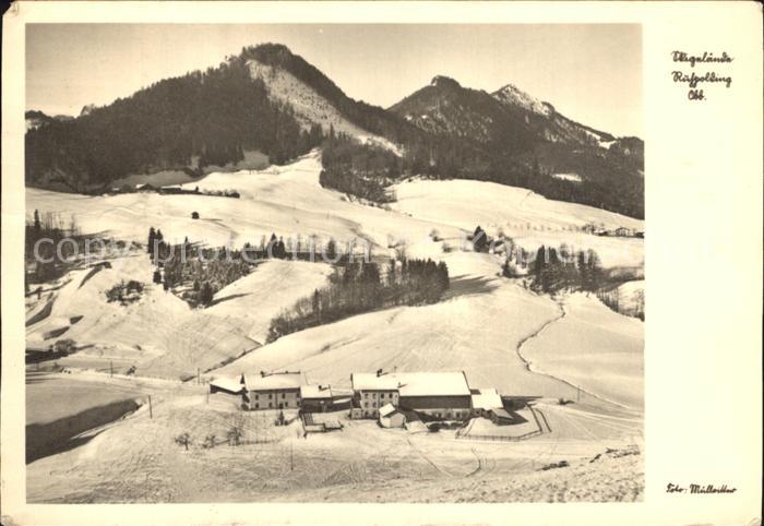 Ruhpolding Panorama Skigelaende Bayerische Alpen