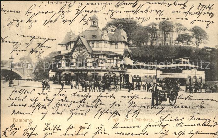 HAMBURG  CITY St Pauli Faehrhaus