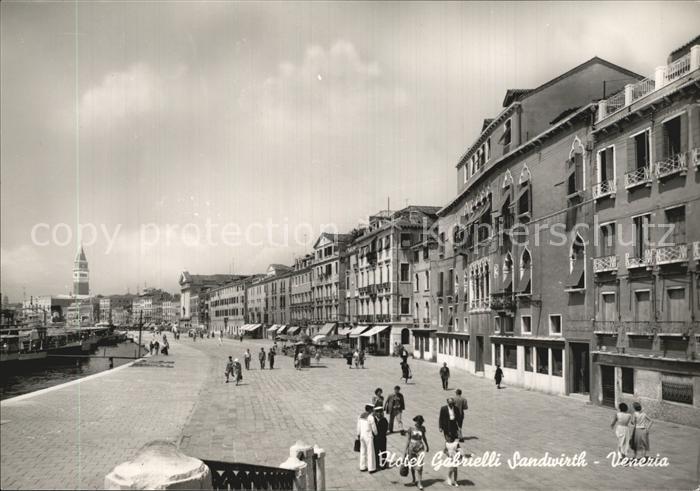 Venezia Venedig Hotel Gabrielle Sandwirth Promenade