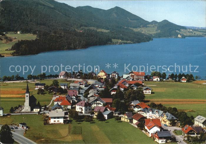 Fuschl See Salzkammergut Fliegeraufnahme