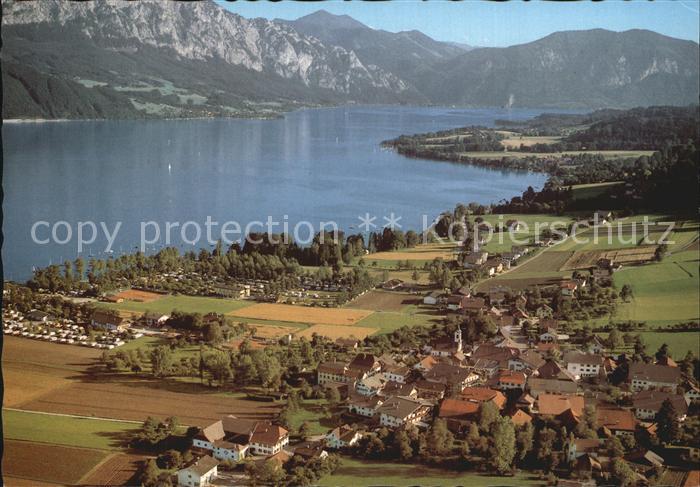 Nussdorf Attersee Fliegeraufnahme