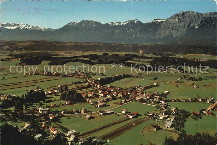 Bad Haering Tirol mit Rofangebirge Fliegeraufnahme