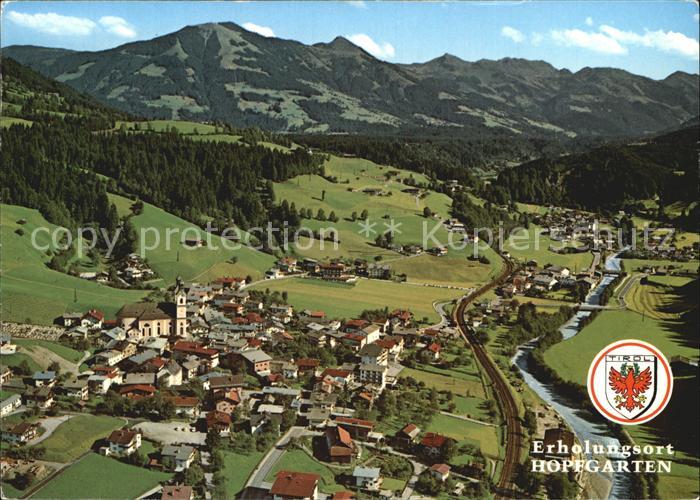 Hopfgarten Brixental Barocke Pfarrkirche Sessellift Hohe Salve Fliegeraufnahme