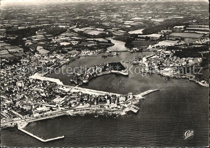Concarneau Finistere Vue aerienne Cliche Robert Durandaud
