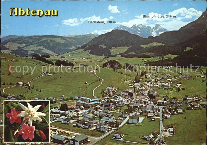 Abtenau mit Dachstein und Bischofsmütze Flieger