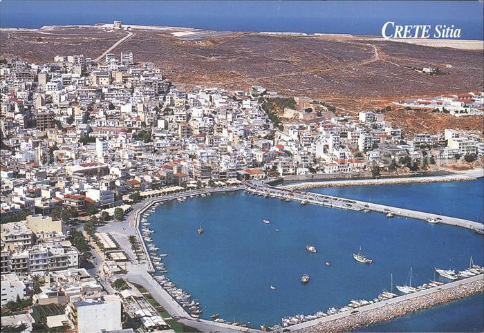 Crete Kreta Sitia Fliegeraufnahme