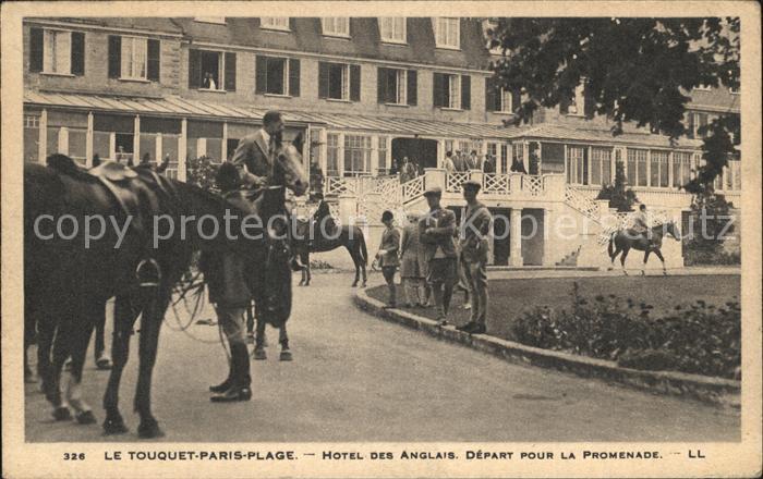Le Touquet-Paris-Plage Hotel des Anglais Depart pour la Promenade