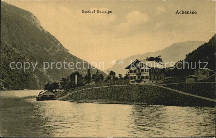 Achensee Gasthof Gaisalpe