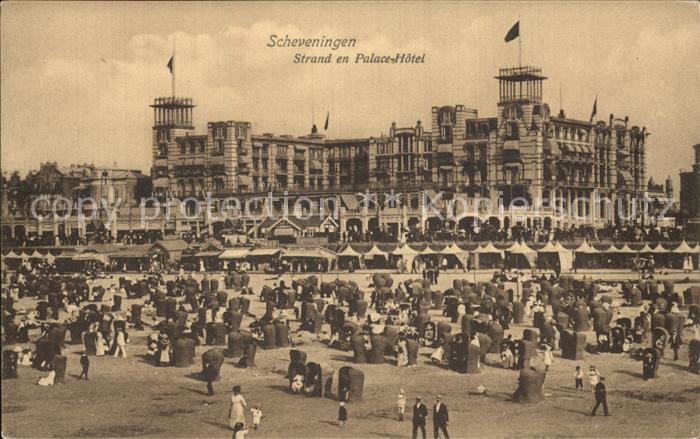 Scheveningen Strand en Palace Hotel