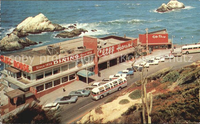 San Francisco California Cliff House and Seal Rocks Restaurant