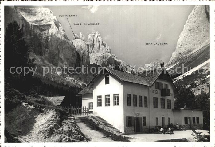 Pozza di Fassa Rifugio Catinaccio in Gardeccia Dolomiti Berghaus Dolomiten