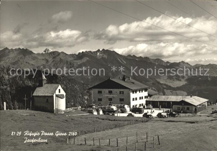 Passo del Giovo Jaufenpass Rifugio Passo Giovo Alpenpanorama