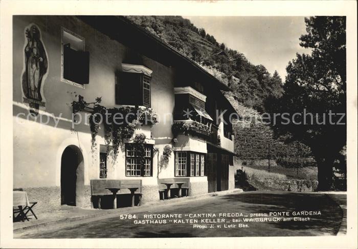 Ponte Gardena Ristorante Cantina Fredda