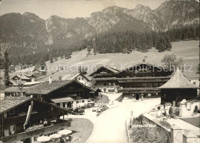 Alpbach Teilansicht Alpenblick