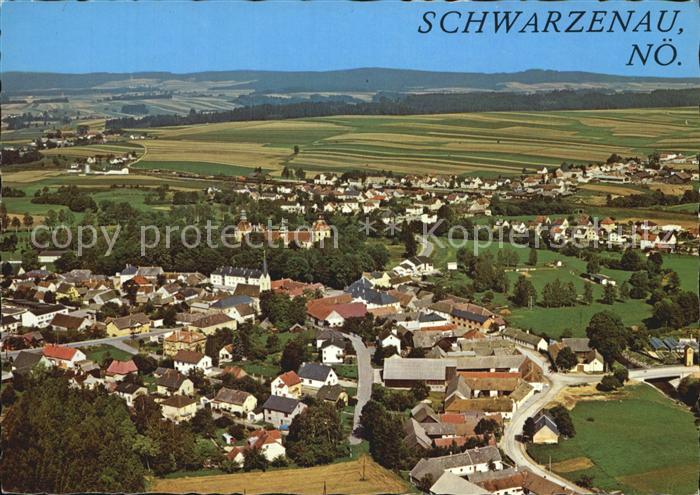 Schwarzenau Niederoesterreich Erholungsort Fliegeraufnahme