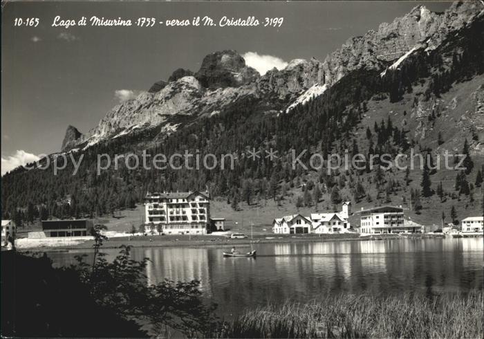 Lago di Misurina verso il Monte Cristallo