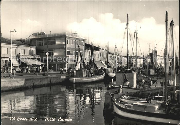 Cesenatico Porto Canale Fischkutter