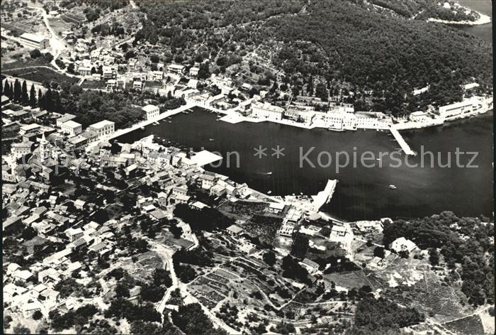 Jelsa Kroatien Pogled iz helikoptera