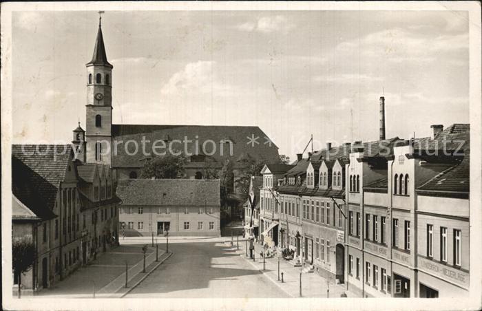 Rothenburg Schlesien Marktplatz Kirche Rathaus