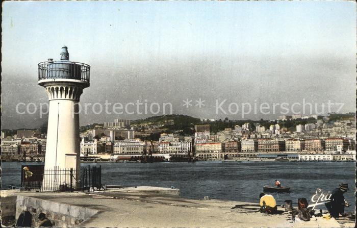 Alger Algerien Phare Entree Port
