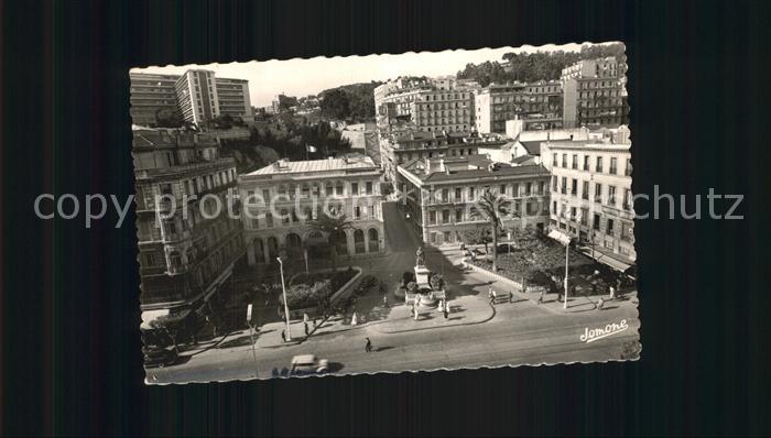 Alger Algerien Place Burgeaud Corps Armee