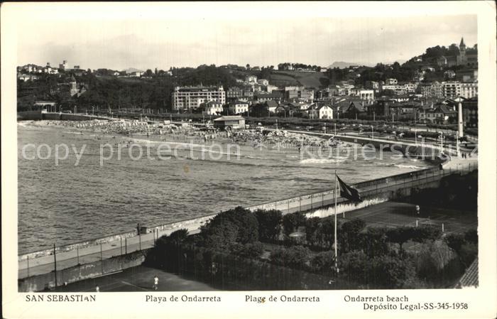 San Sebastian  Pais Vasco ES Playa de Ondarreta