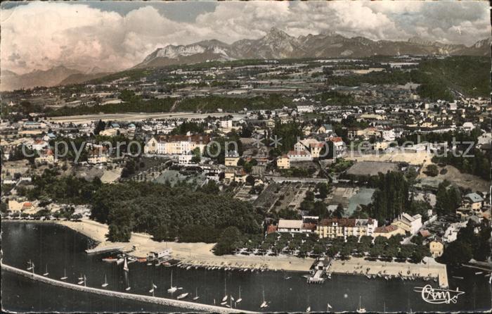 Thonon-les-Bains Fliegeraufnahme Prise Lac sur le Port