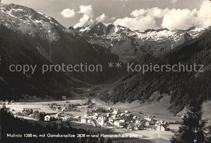 Mallnitz Kaernten Gamskarspitze Hannoverhaus