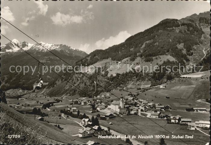 Neustift Stubaital Tirol Sessellift
