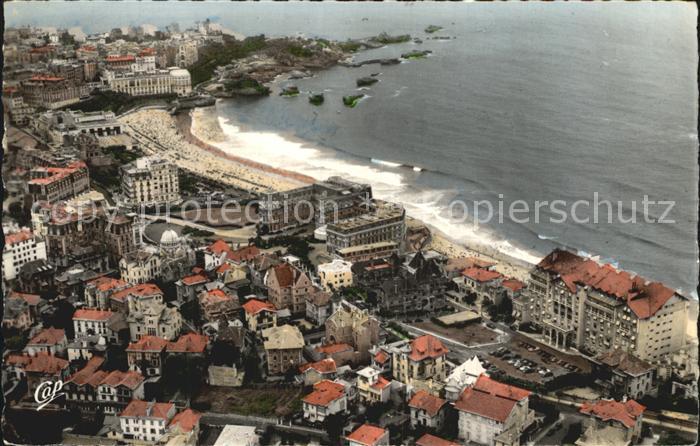 Biarritz Pyrenees Atlantiques Fliegeraufnahme