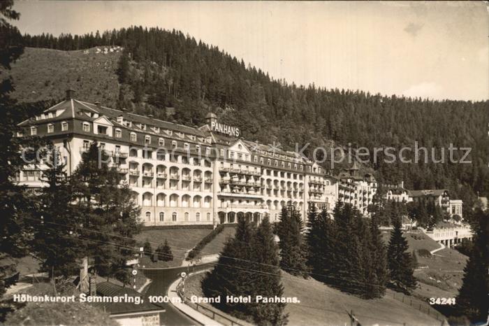 Semmering Niederoesterreich Grand Hotel Panhans