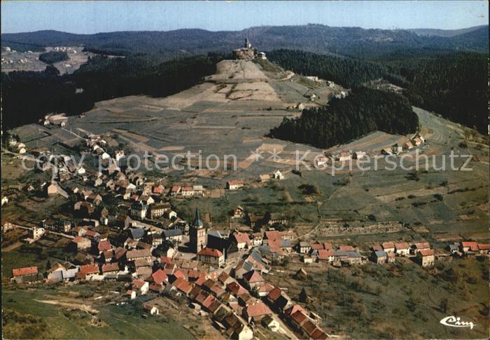 Dabo Moselle Rocher Chapelle Saint-Leon Fliegeraufna